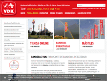Tablet Screenshot of banderasvdk.com